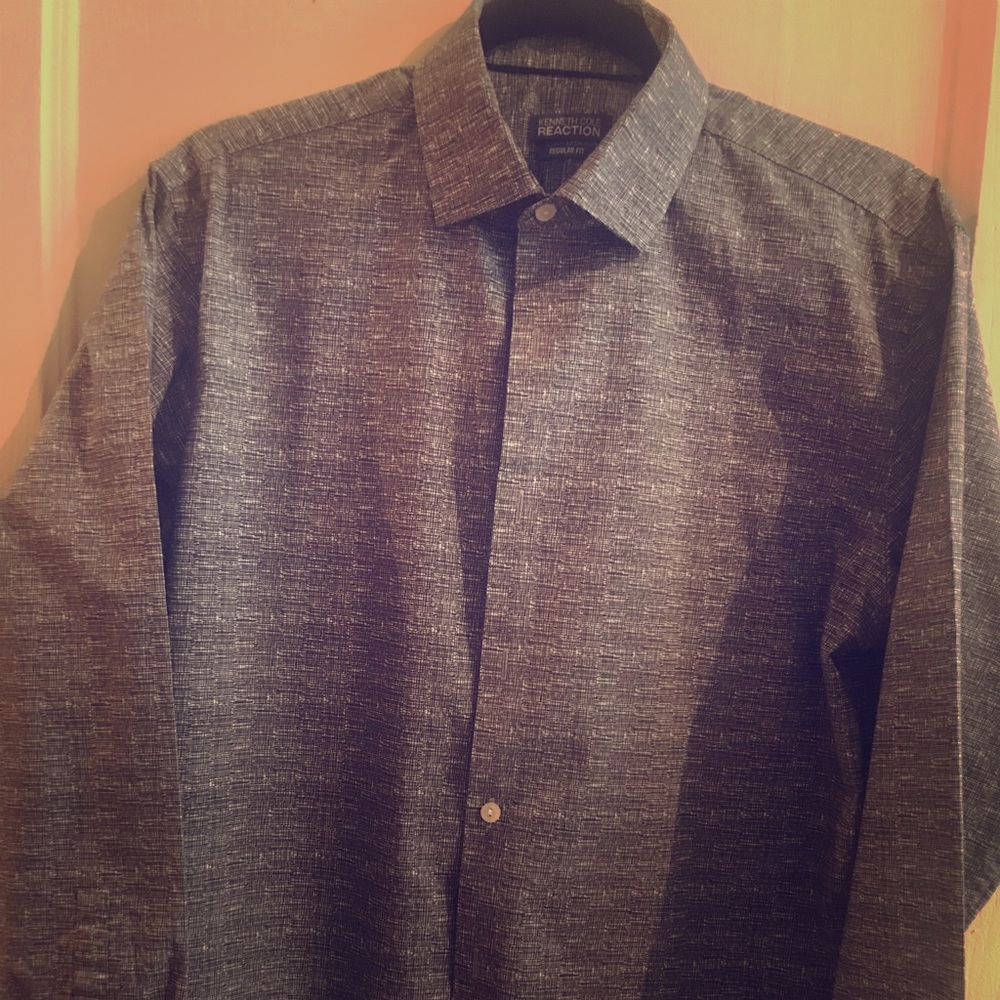 Kenneth Cole Dress Casual Shirt - Modern Design!